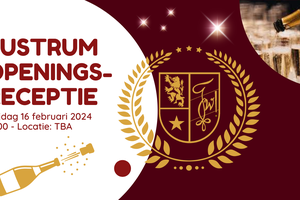Banner Lustrum Openingsreceptie